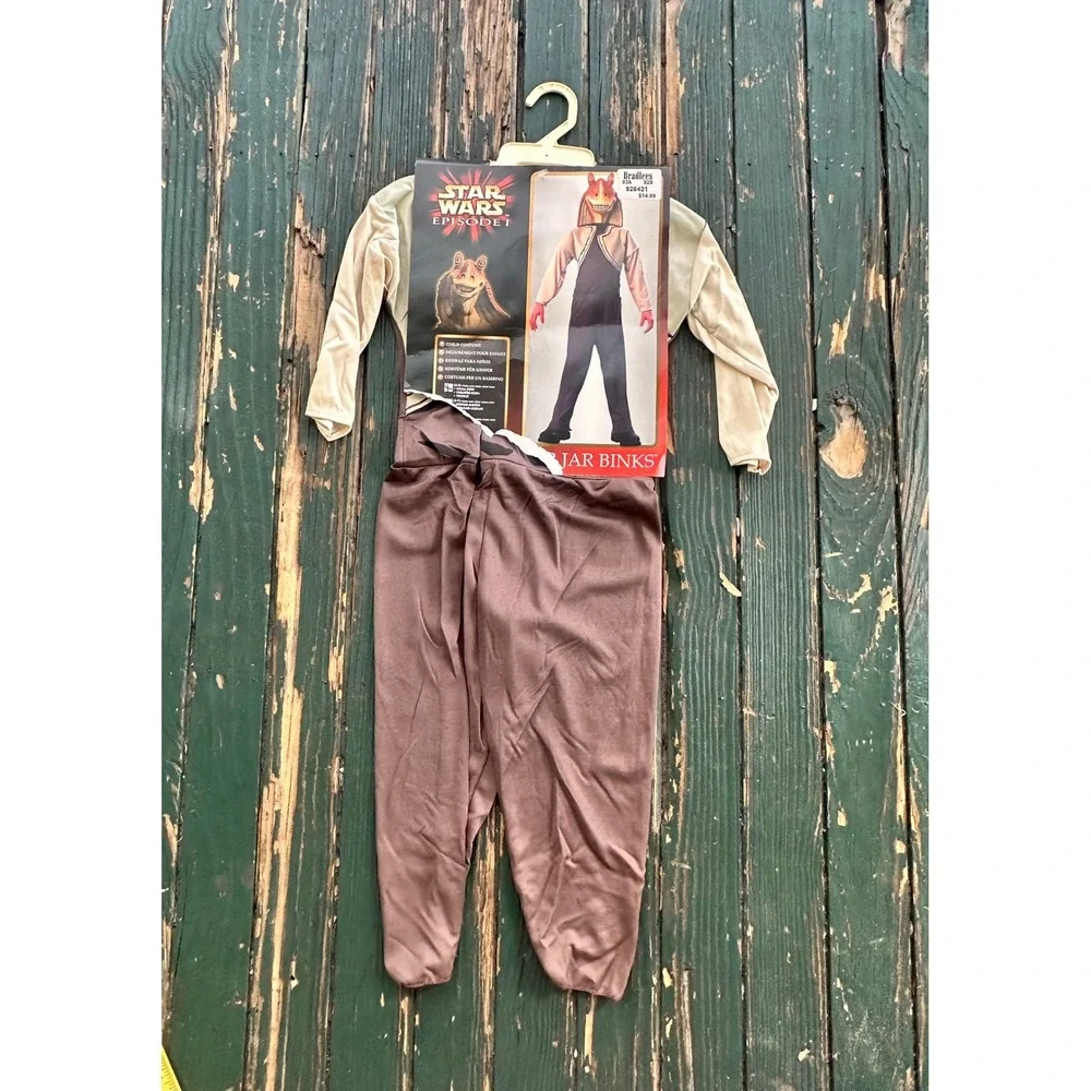 Vintage‎ 1999 Star Wars Episode I Jar Jar Binks Child Costume Small 3-4 Jumpsuit